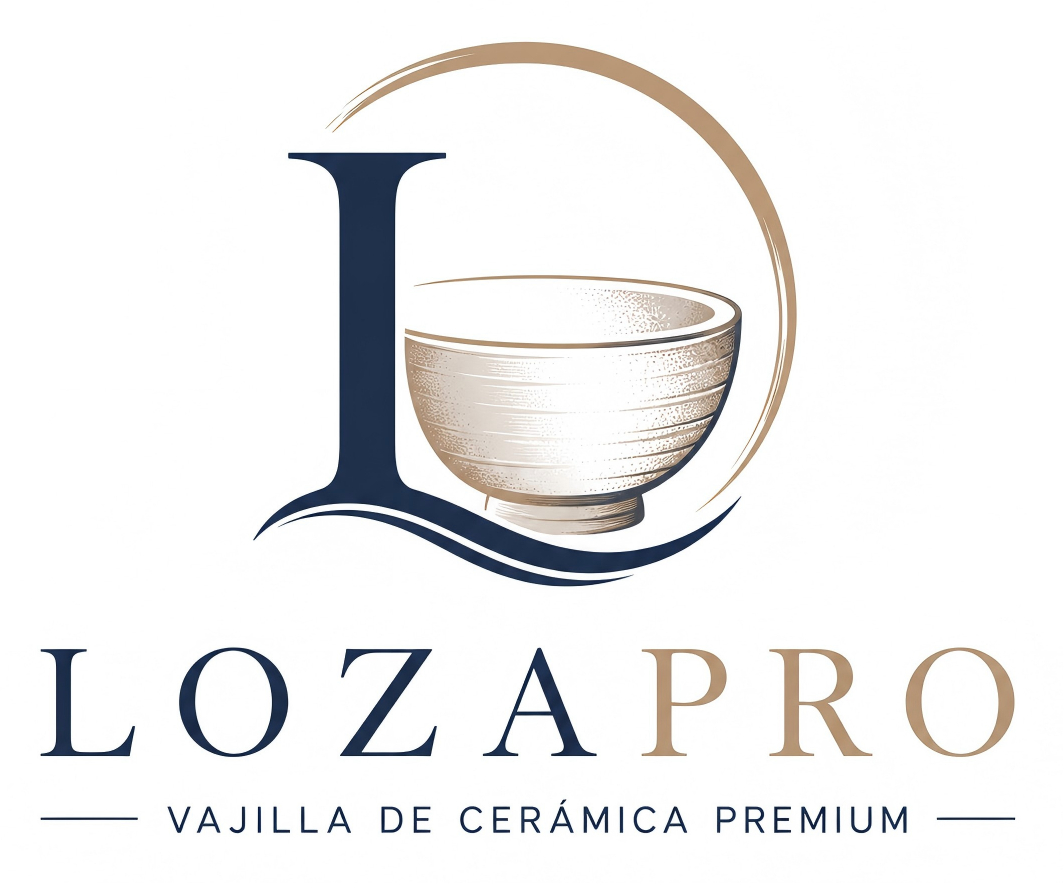 Logo LozaPro vajilla de cerámica premium
